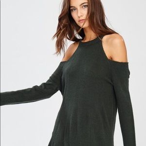 Cold Shoulder Long Sleeve Sweater